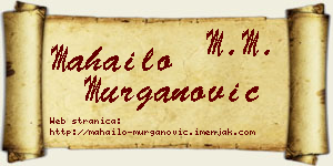 Mahailo Murganović vizit kartica